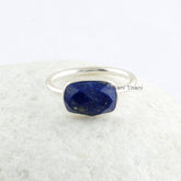 Lapis Lazuli Ring - 925 Sterling Silver - Rose Gold Plated Ring - Gemstone Jewelry - Jewelry For Young Ladies - Gift For The Bridesmaids