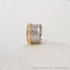 Textured Spinner Band - Handmade Boho Ring - Sterling Silver - Anxiety Ring - Elegant Jewelry - Jewelry For Young Girls - Gift For Friend