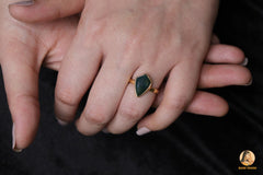 Bloodstone Ring - 925 Silver - Handmade Ring - 11x15mm Kite Shape Gemstone - Manmade Jewelry - Jewelry for Grand Daughter - Gift for Wife