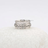 925 Boho Spinner Ring - Sterling Silver - Thumb Spinner Ring - Healing Jewelry - Gift For Healing - Jewelry for Date