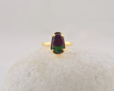 Ruby Zoisite Ring - 925 Silver Ring - Handmade Ring - Egg Shape Prong Set Ring - Wholesale Jewelry - Jewelry for Graduate - Gift for Womens