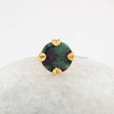 Ruby Zoisite Ring - Gemstone Ring - Handmade Jewelry - 925 Solid Silver Ring - Gold Plated Ring - Engagement Ring - Jewelry For Young Lady