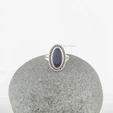 Boho Statement Ring - Natural Labradorite Ring - 925 Sterling Silver Gemstone Ring - Handmade Bohemian Ring - Jewelry Gift - Birthstone Ring