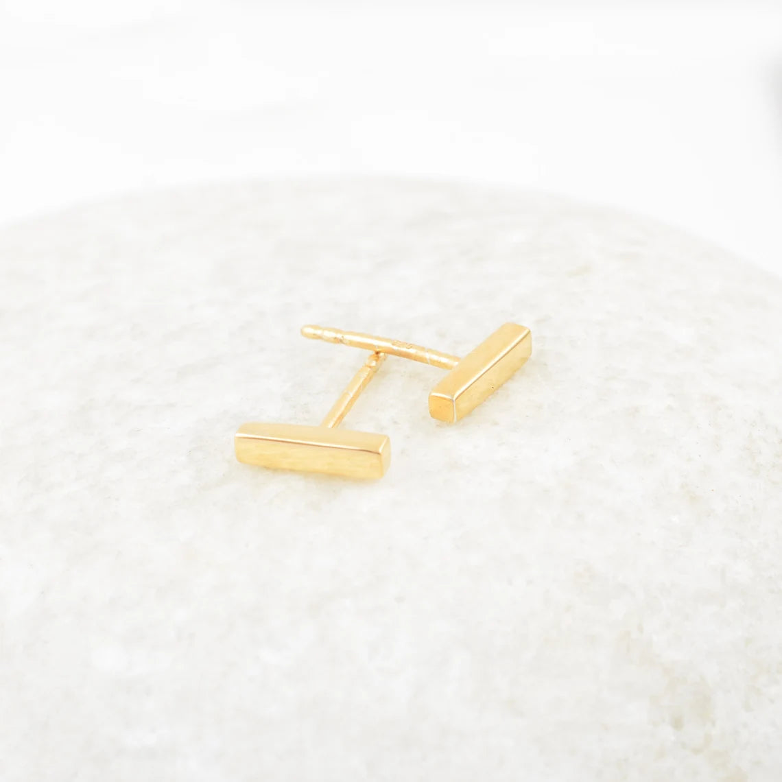 Tiny Bar Earrings - 8.5x2mm Thin Bar Studs - Handmade Studs - 925 Silver Earrings - Wholesale Jewelry - Jewelry For Niece - Gift For Teens