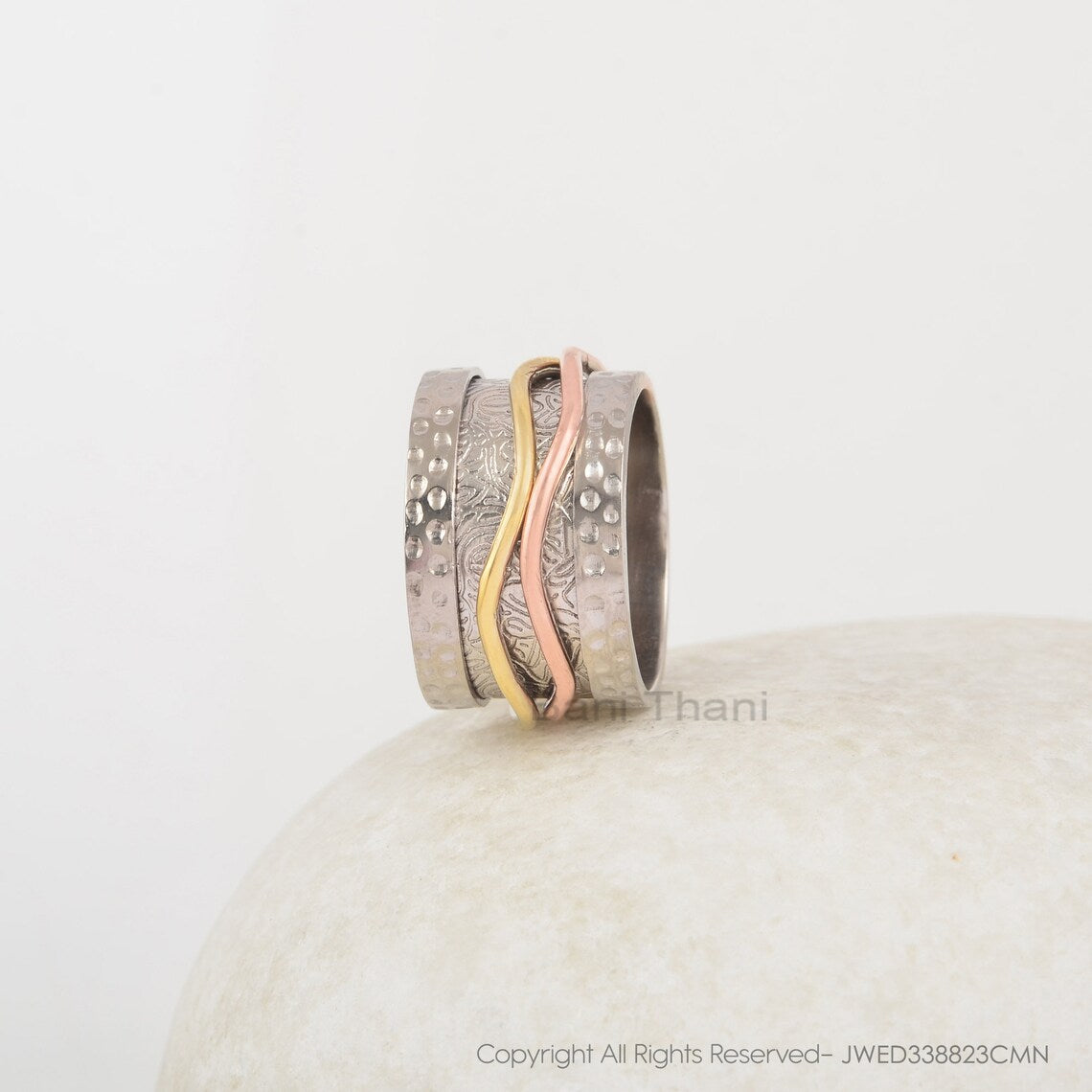 Silver Spinner Ring, - Handcrafted Boho Ring - Pure Silver - Dainty Jewelry - Jewelry For The Bridesmaids - Gift For Young Sister